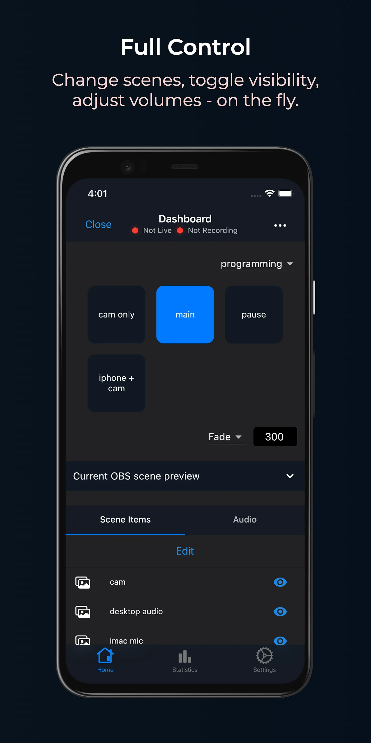 OBS Blade | Indus Appstore | Screenshot