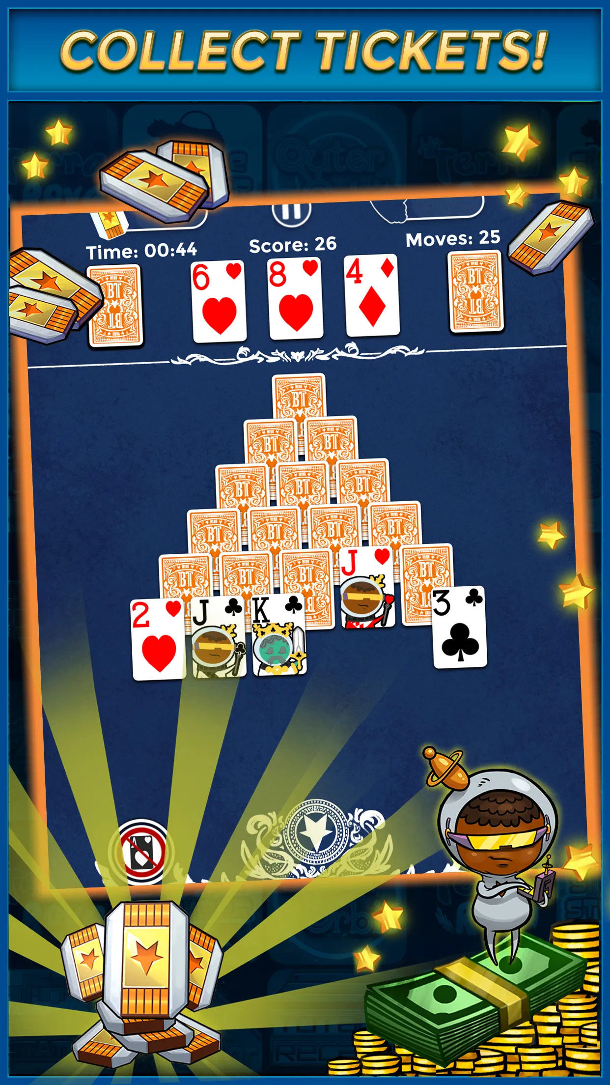 Pyramid Solitaire - Make Money | Indus Appstore | Screenshot