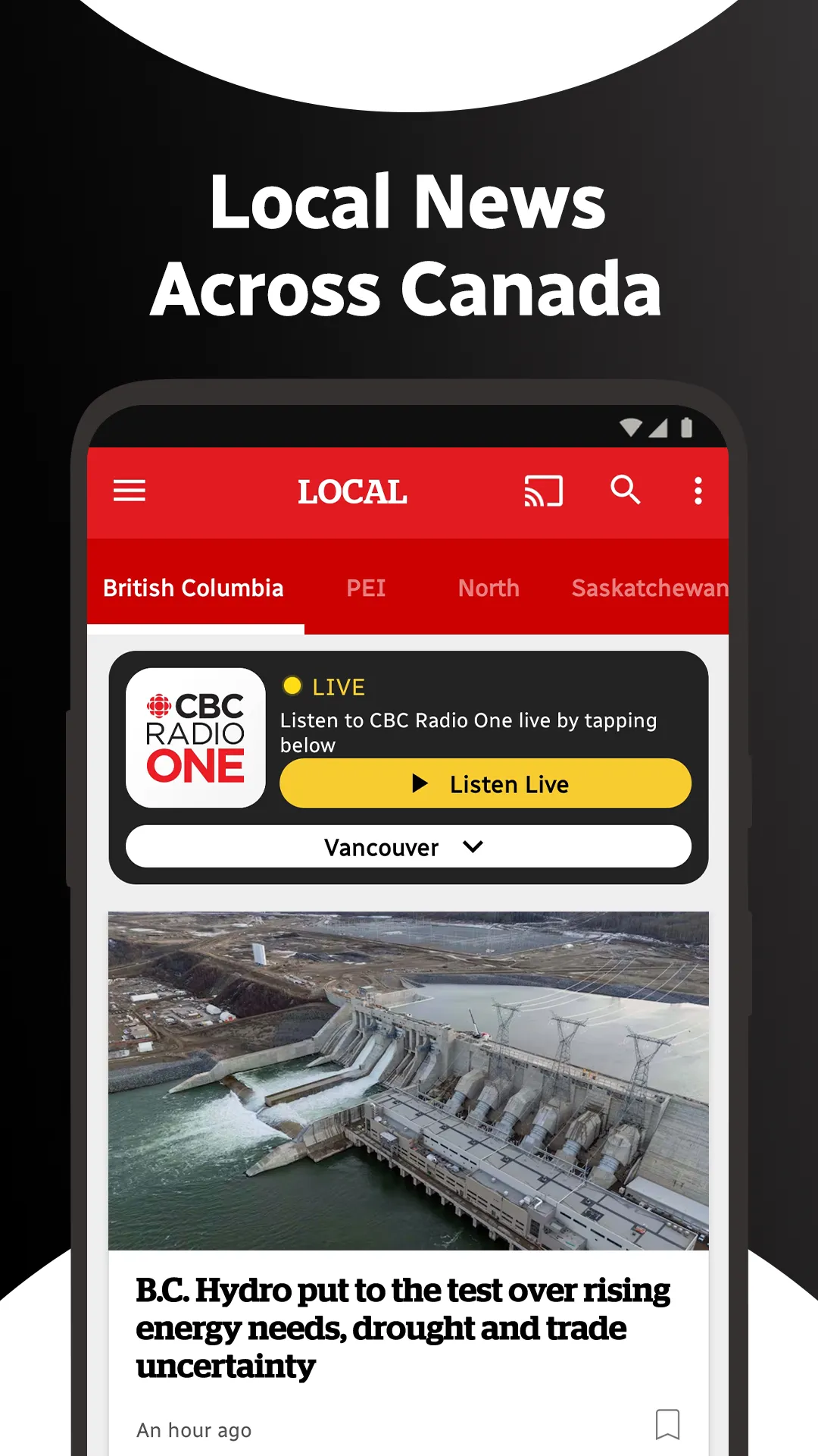 CBC News: Breaking & Local | Indus Appstore | Screenshot