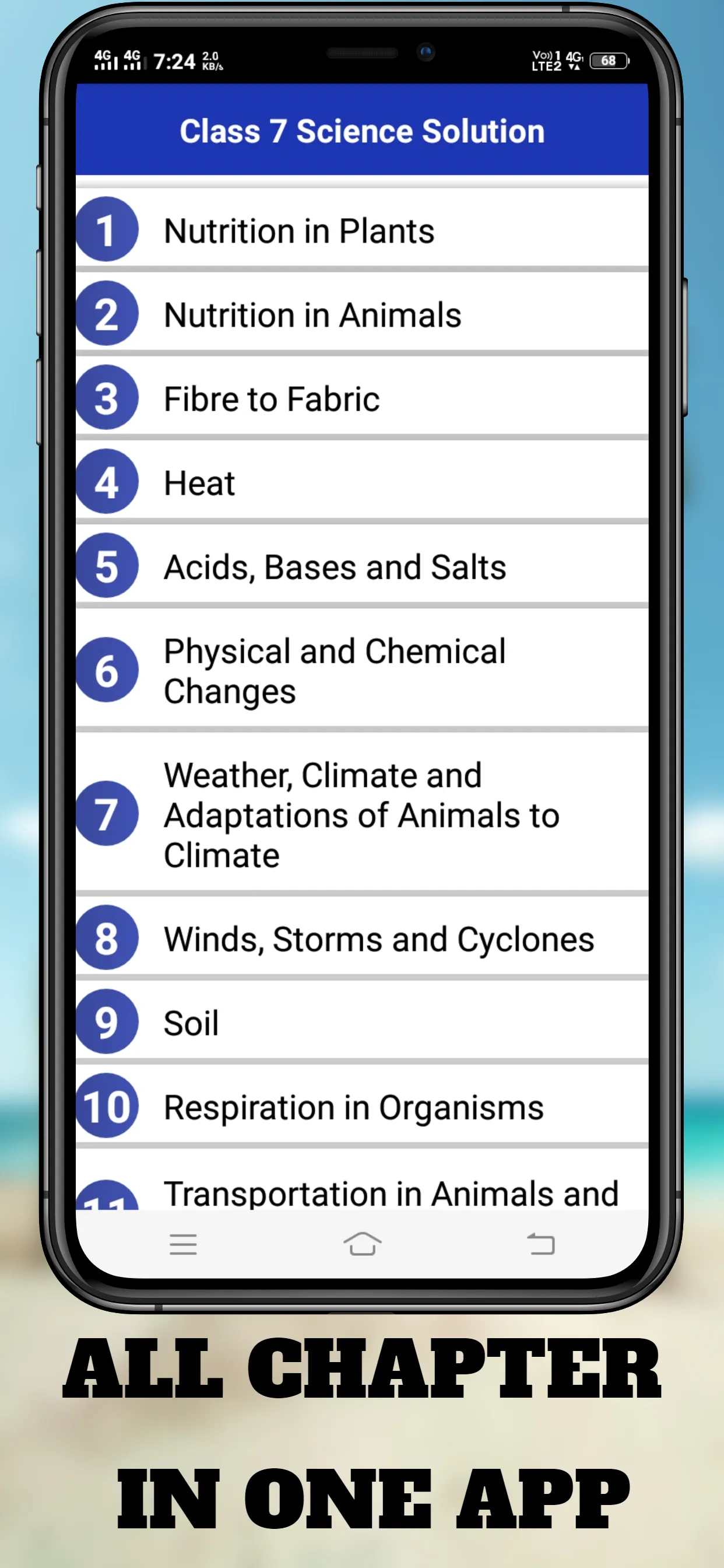 Class 7 Science Solution | Indus Appstore | Screenshot