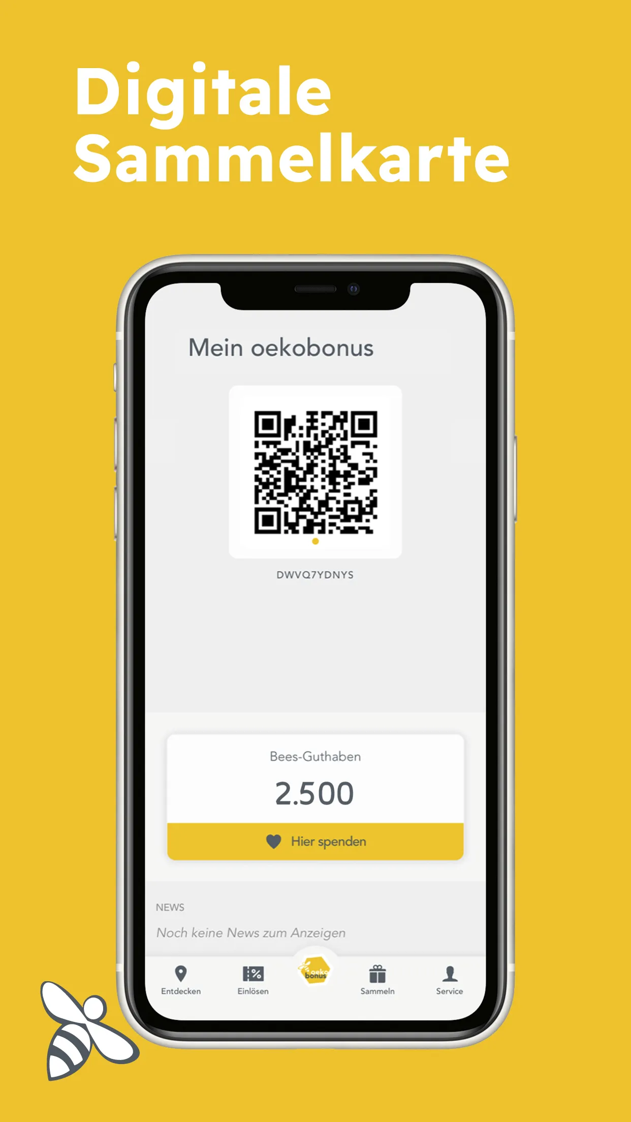 oekobonus  - Sammeln Sie Bees! | Indus Appstore | Screenshot