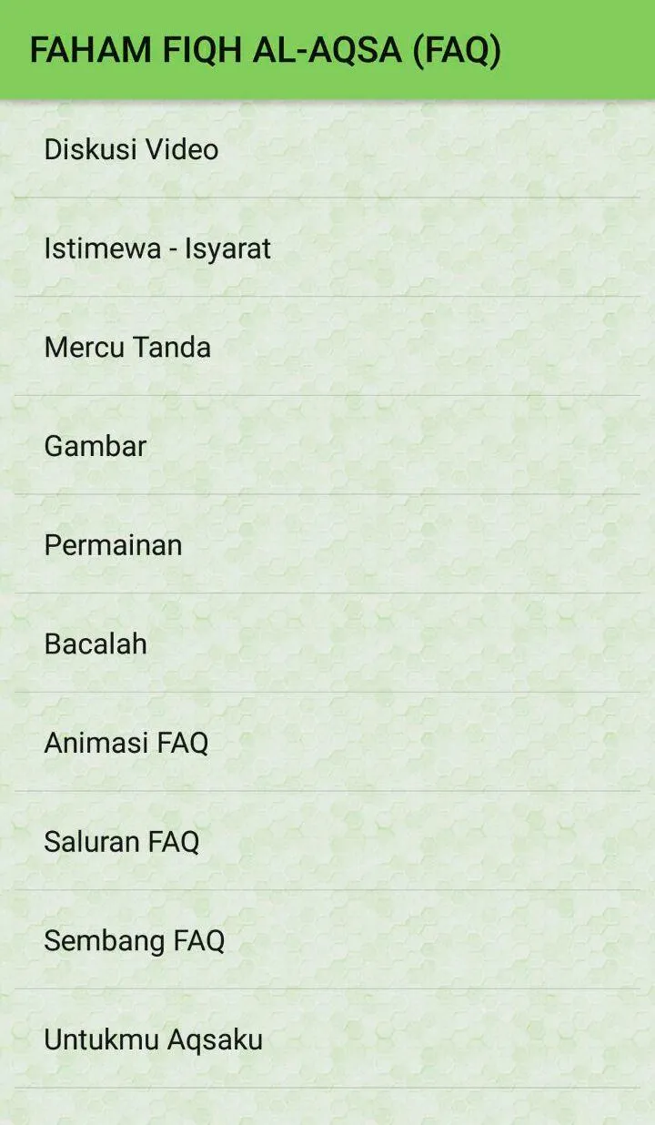 FAHAM FIQH AL-AQSA | Indus Appstore | Screenshot