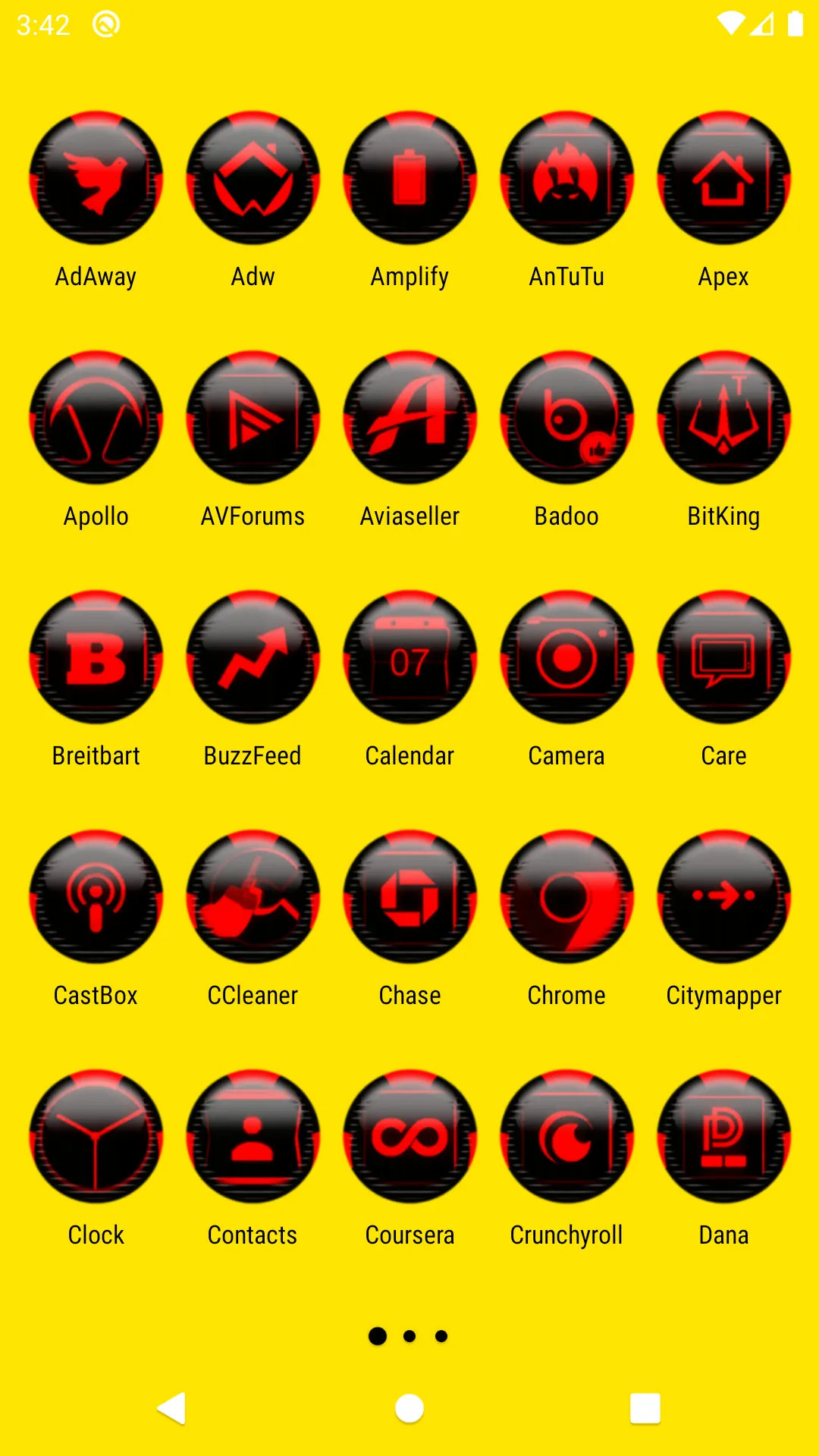 Red Icon Pack Style 6 | Indus Appstore | Screenshot