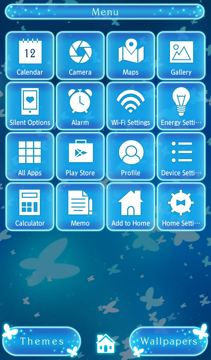 Azure Butterfly Dance Theme | Indus Appstore | Screenshot