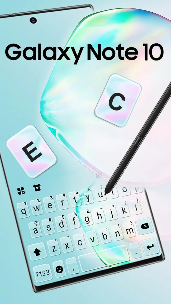 Galaxy Note 10 Keyboard Theme | Indus Appstore | Screenshot