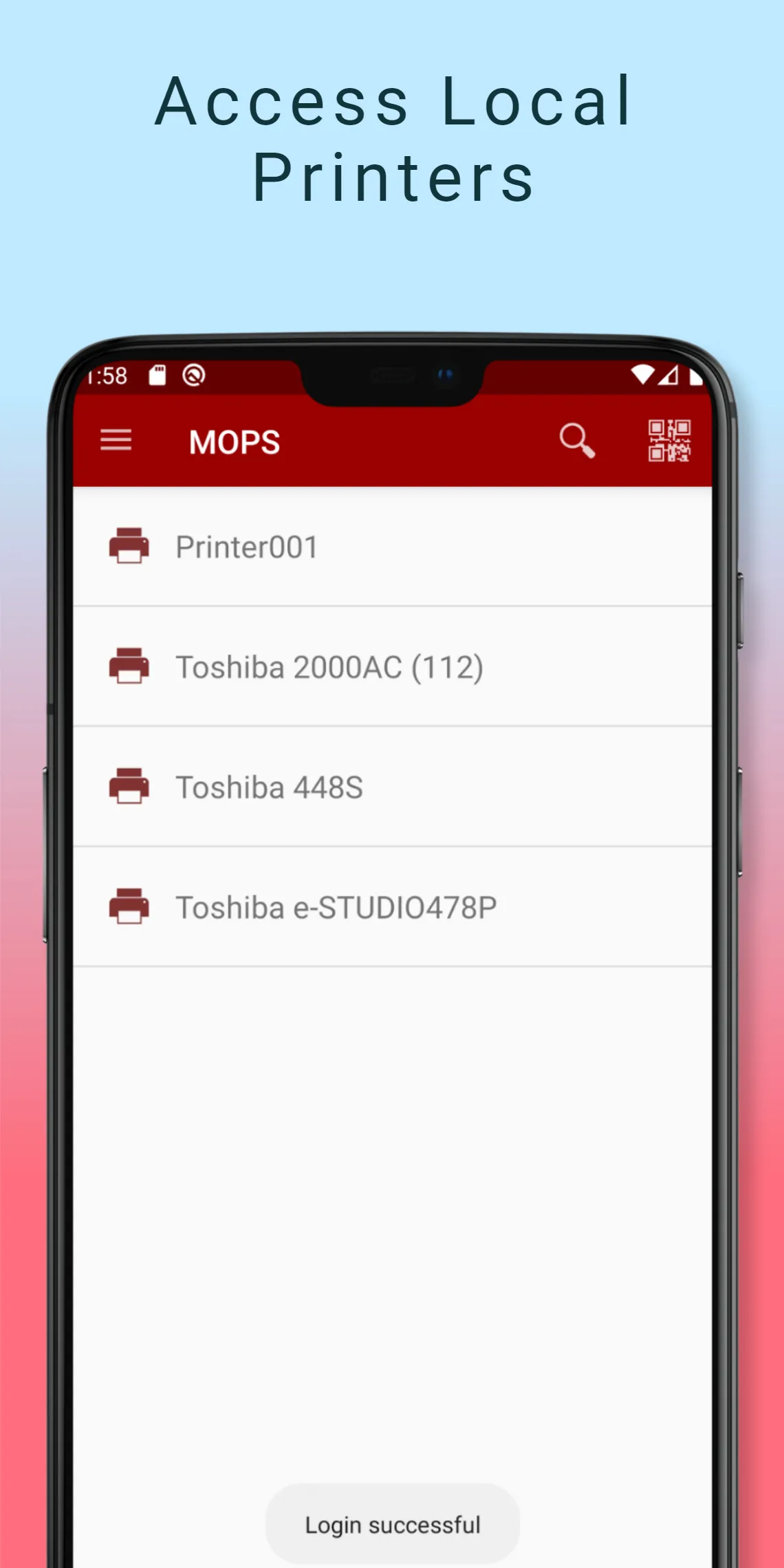 Mobile Printing Solution-MOPS | Indus Appstore | Screenshot