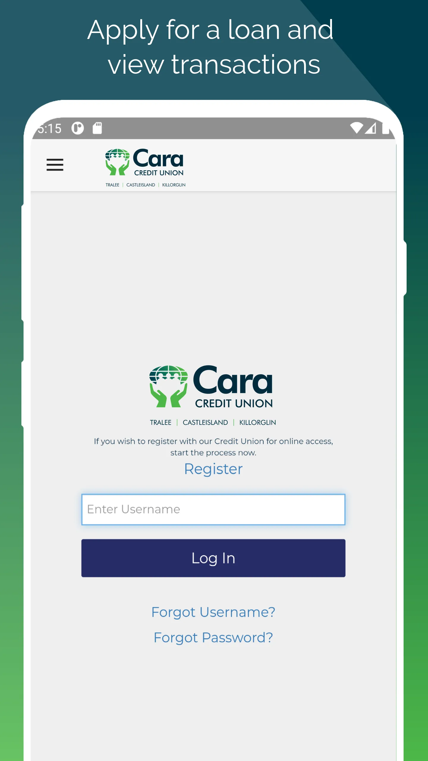 Cara Credit Union | Indus Appstore | Screenshot