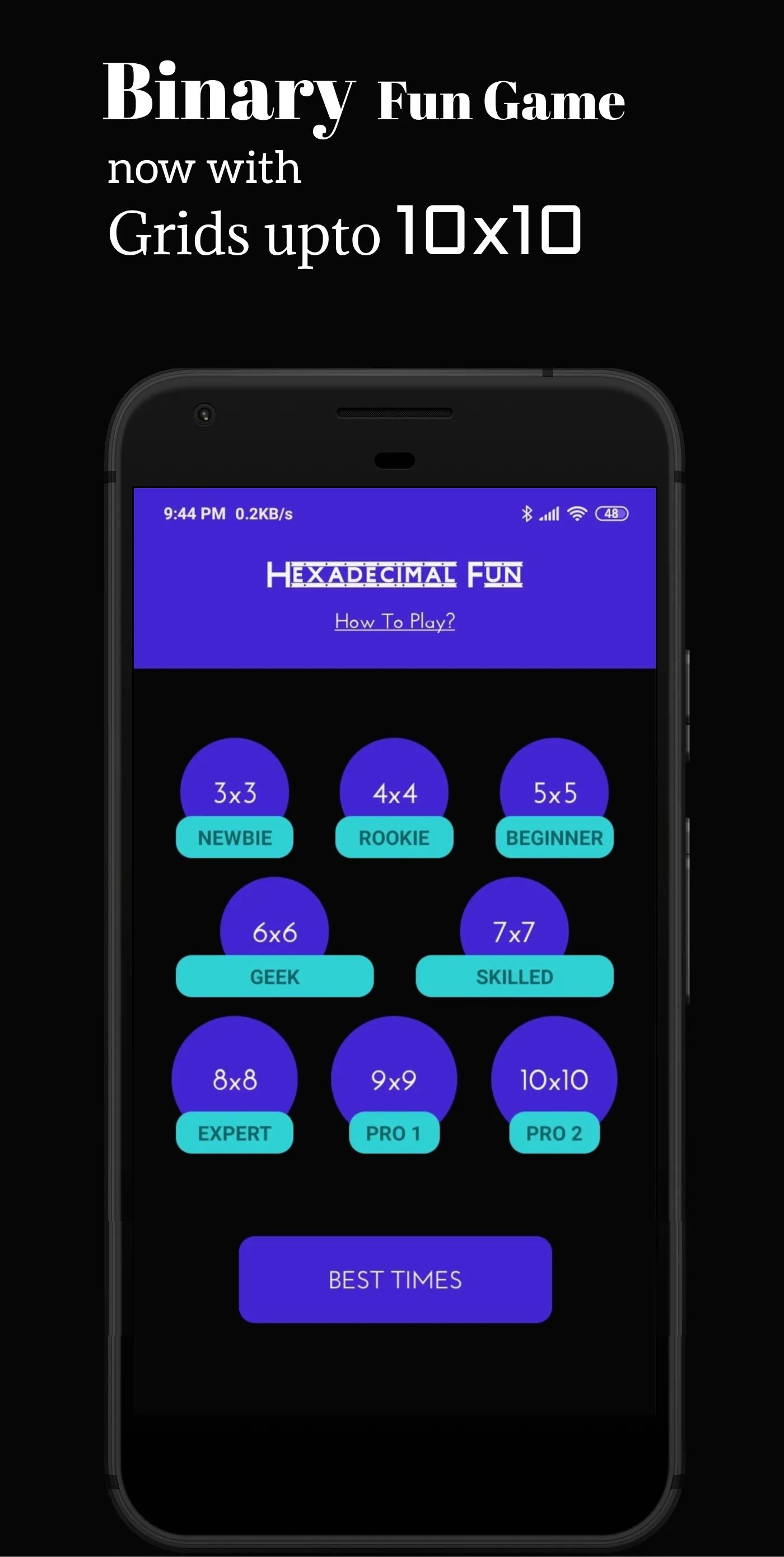 Binary Fun: Number System Game | Indus Appstore | Screenshot