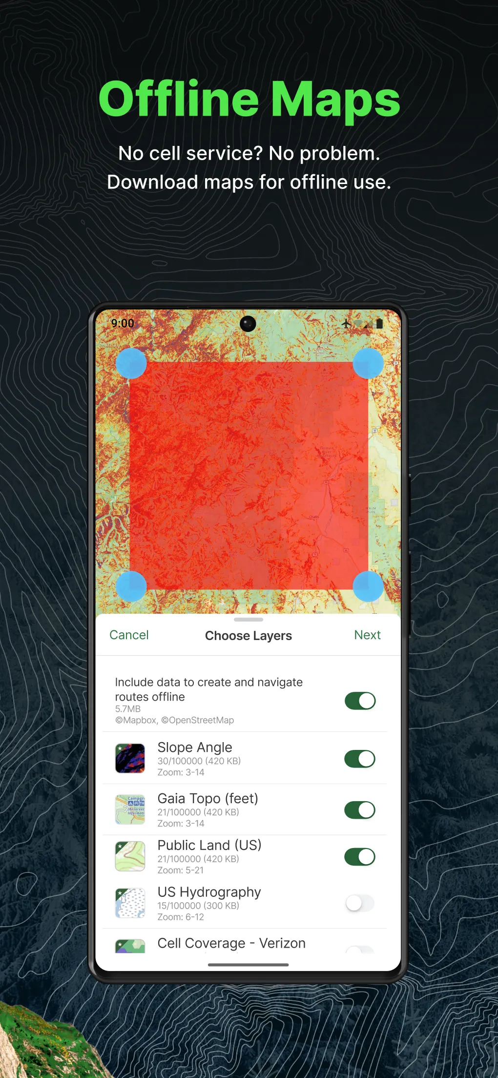 Gaia GPS: Offroad Hiking Maps | Indus Appstore | Screenshot