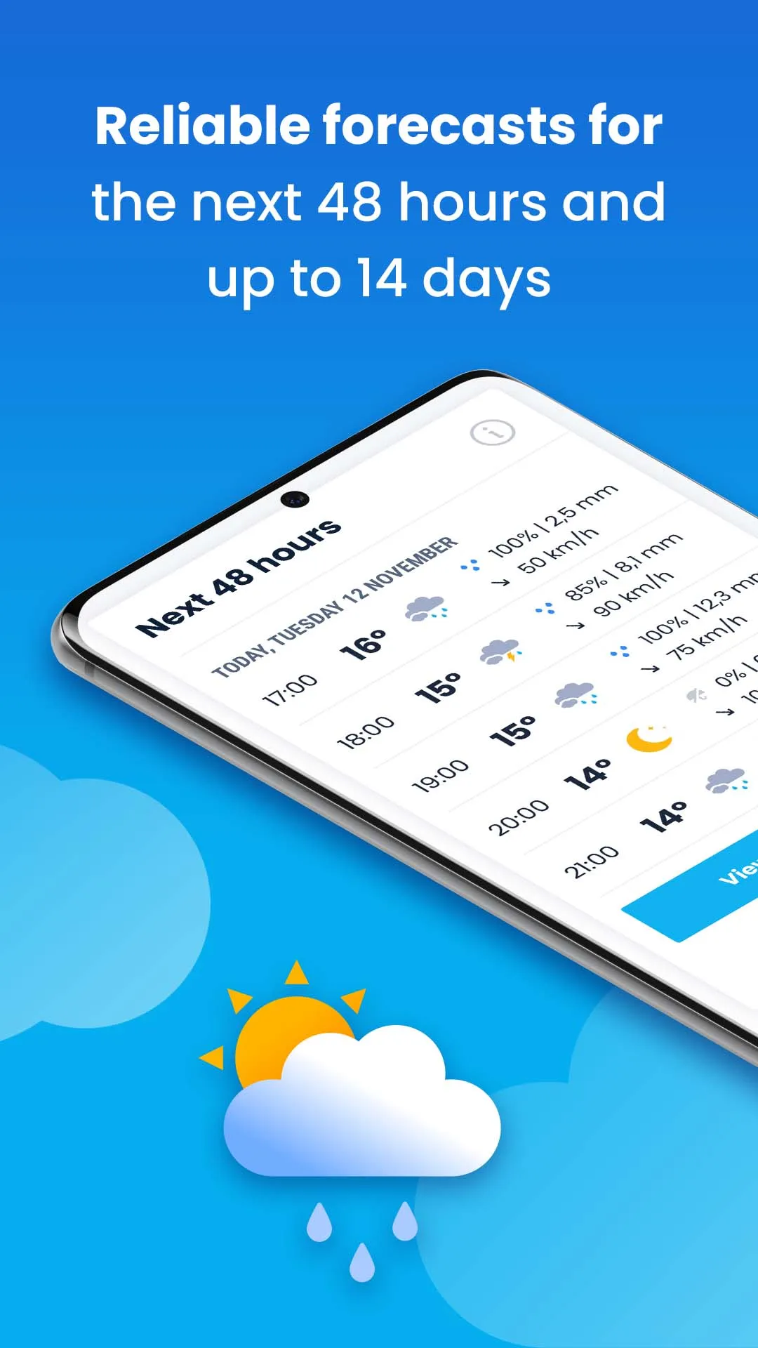 Weather&Rain: Weather Forecast | Indus Appstore | Screenshot