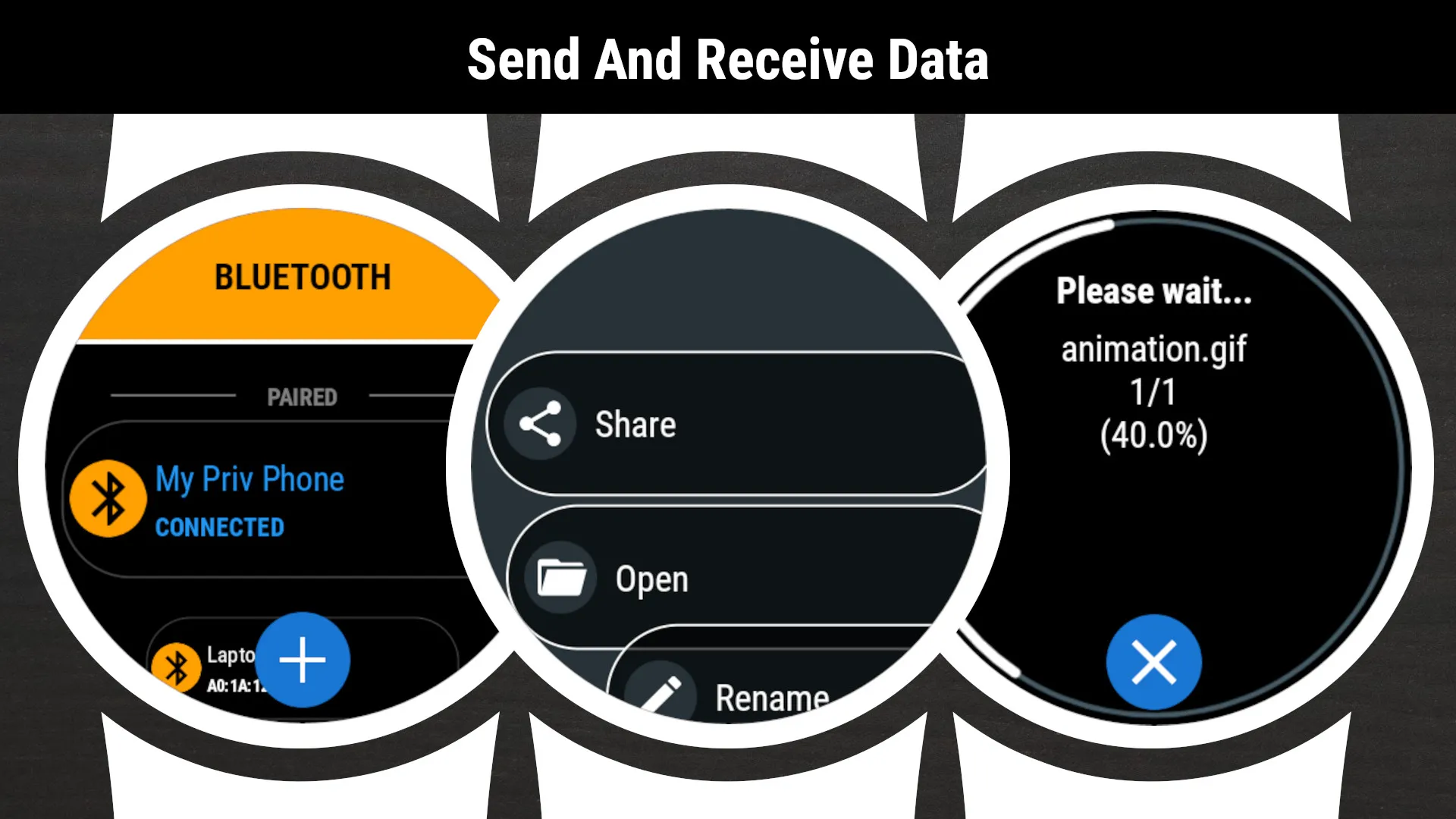 File Transfer (Wear OS) | Indus Appstore | Screenshot