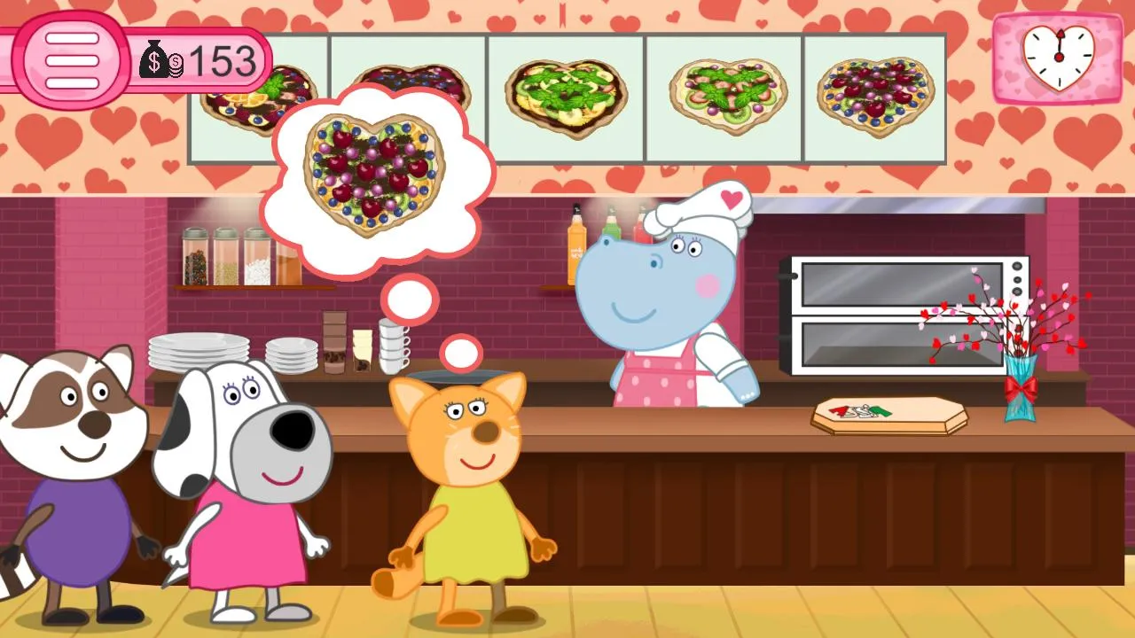 Valentine's cafe: Cooking game | Indus Appstore | Screenshot