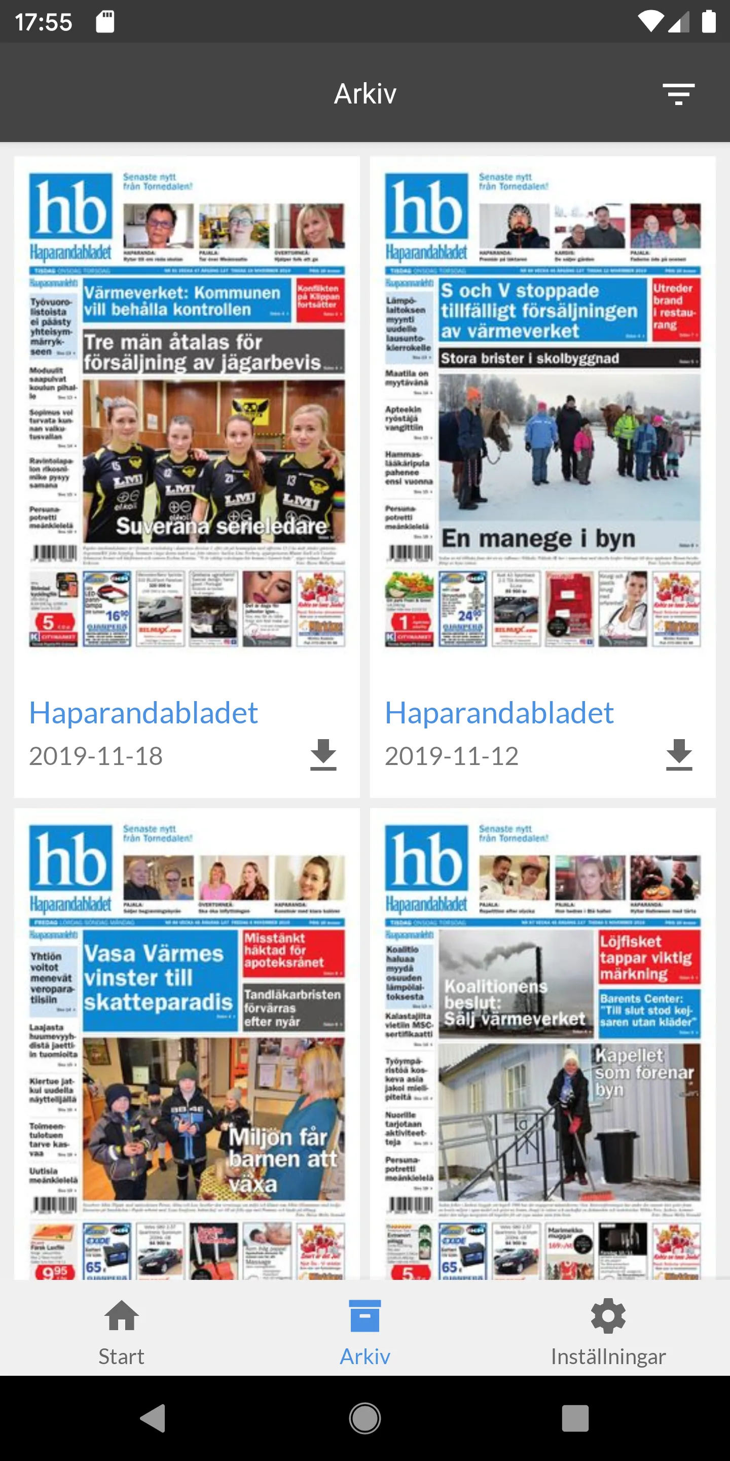 Haparandabladet | Indus Appstore | Screenshot