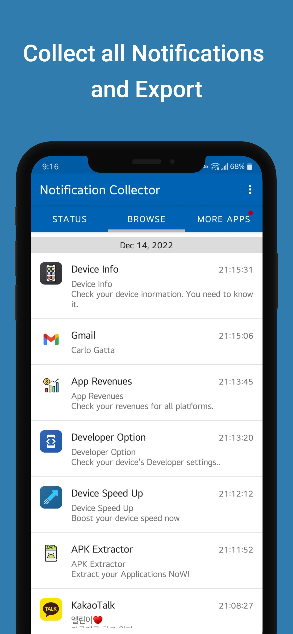 Notification Collector | Indus Appstore | Screenshot