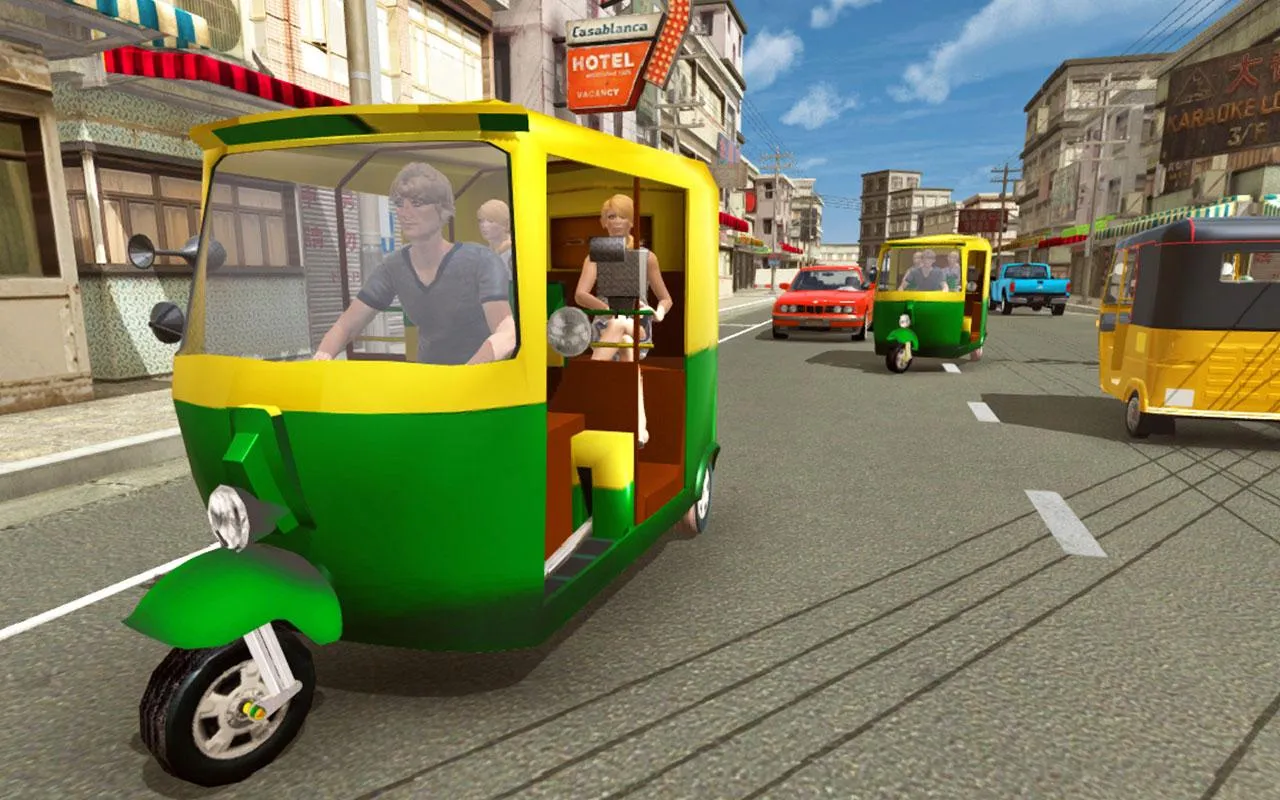 3D Tuk Tuk Auto Parking Games | Indus Appstore | Screenshot