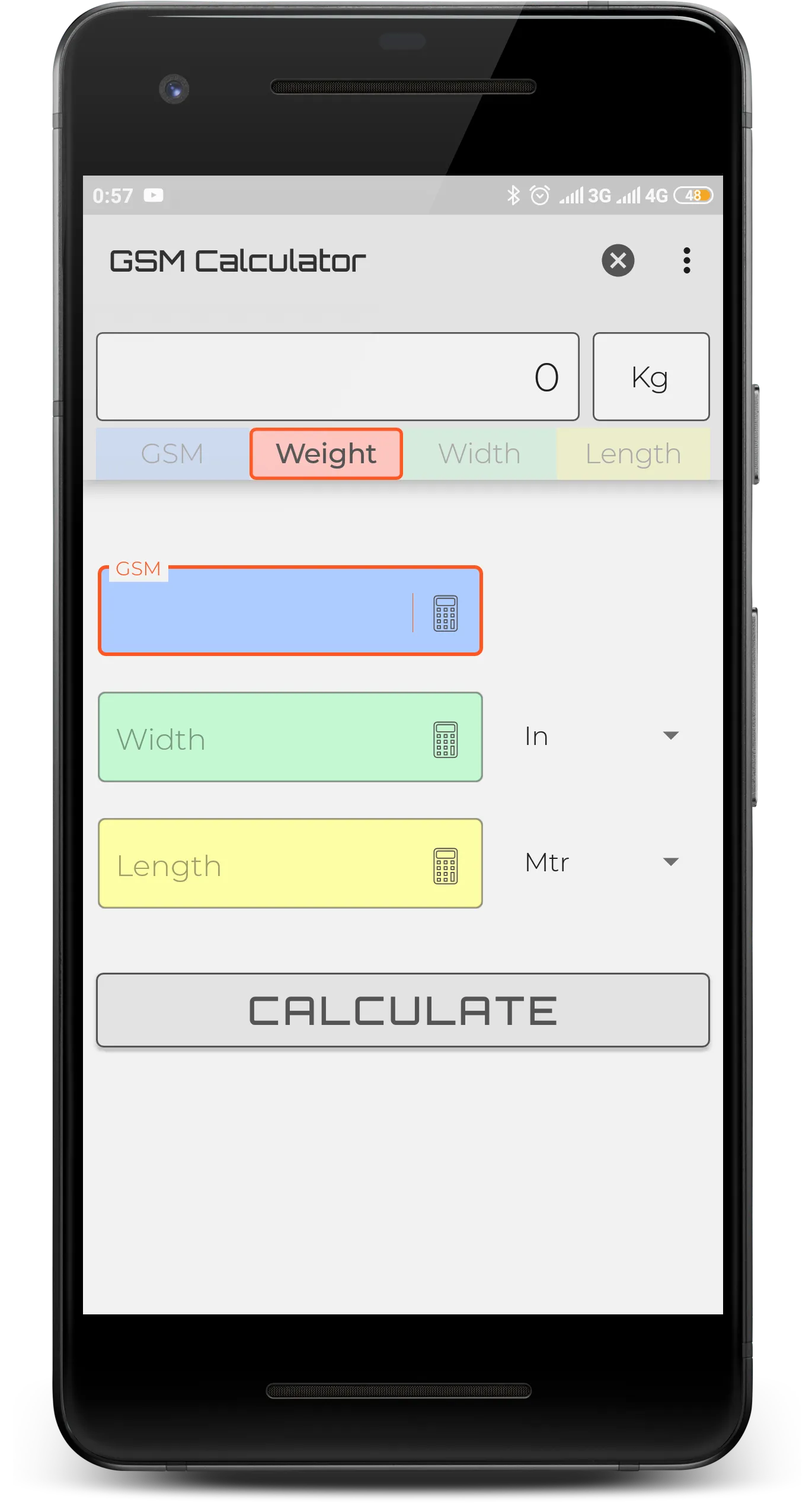 GSM Calculator | Indus Appstore | Screenshot