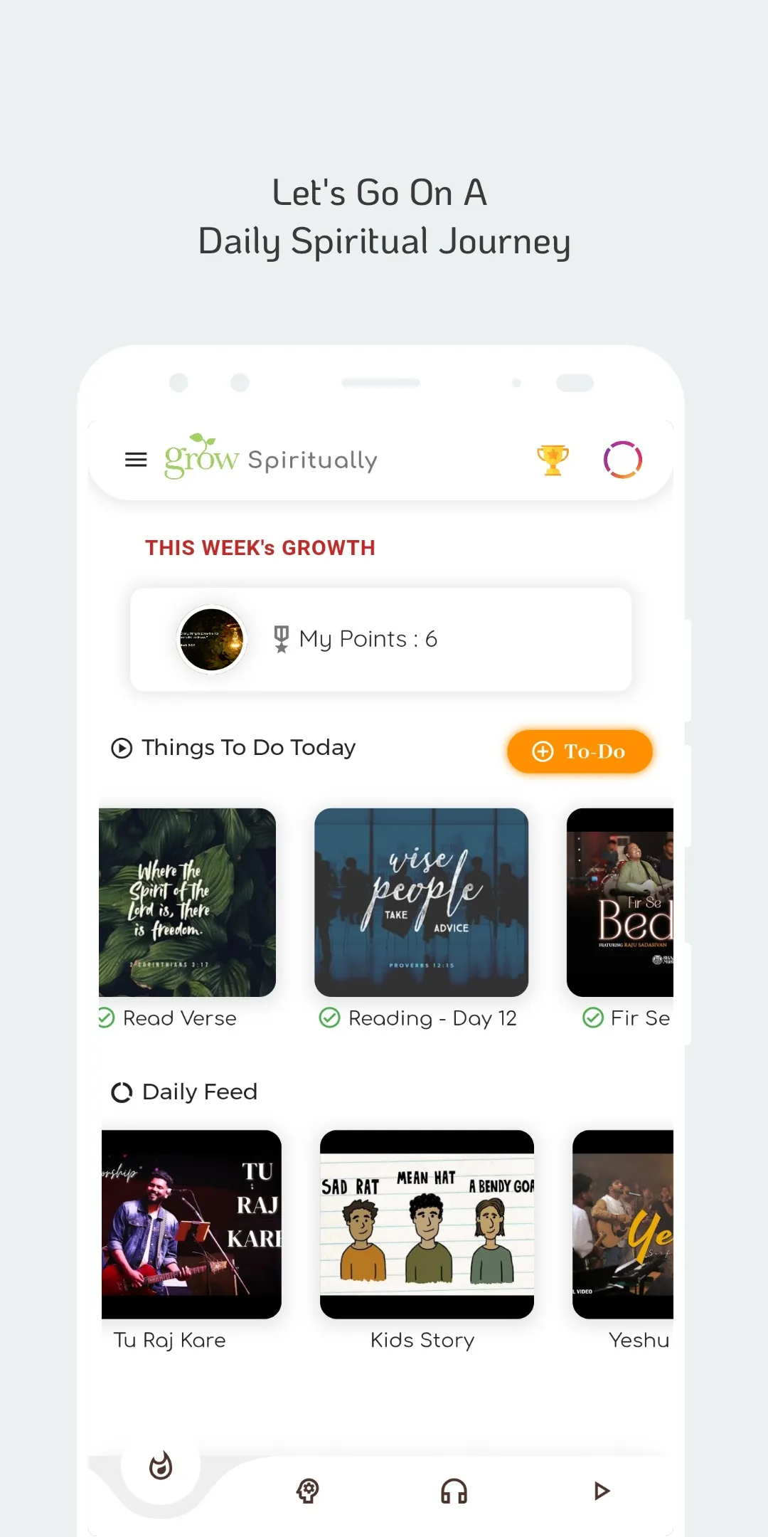 YPE | Prayer, Devotions & ToDo | Indus Appstore | Screenshot