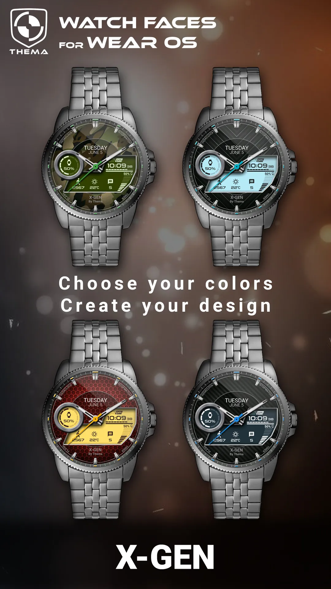 X-Gen Watch Face | Indus Appstore | Screenshot