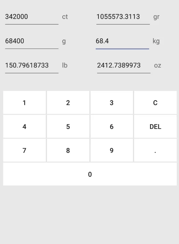 Weight unit converter | Indus Appstore | Screenshot