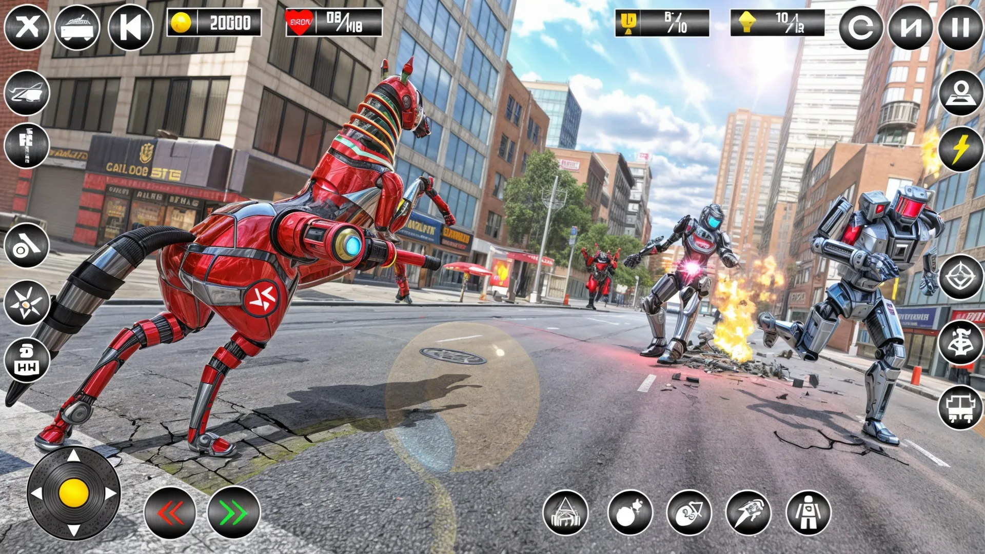 Horse Car Robot Game Robot War | Indus Appstore | Screenshot