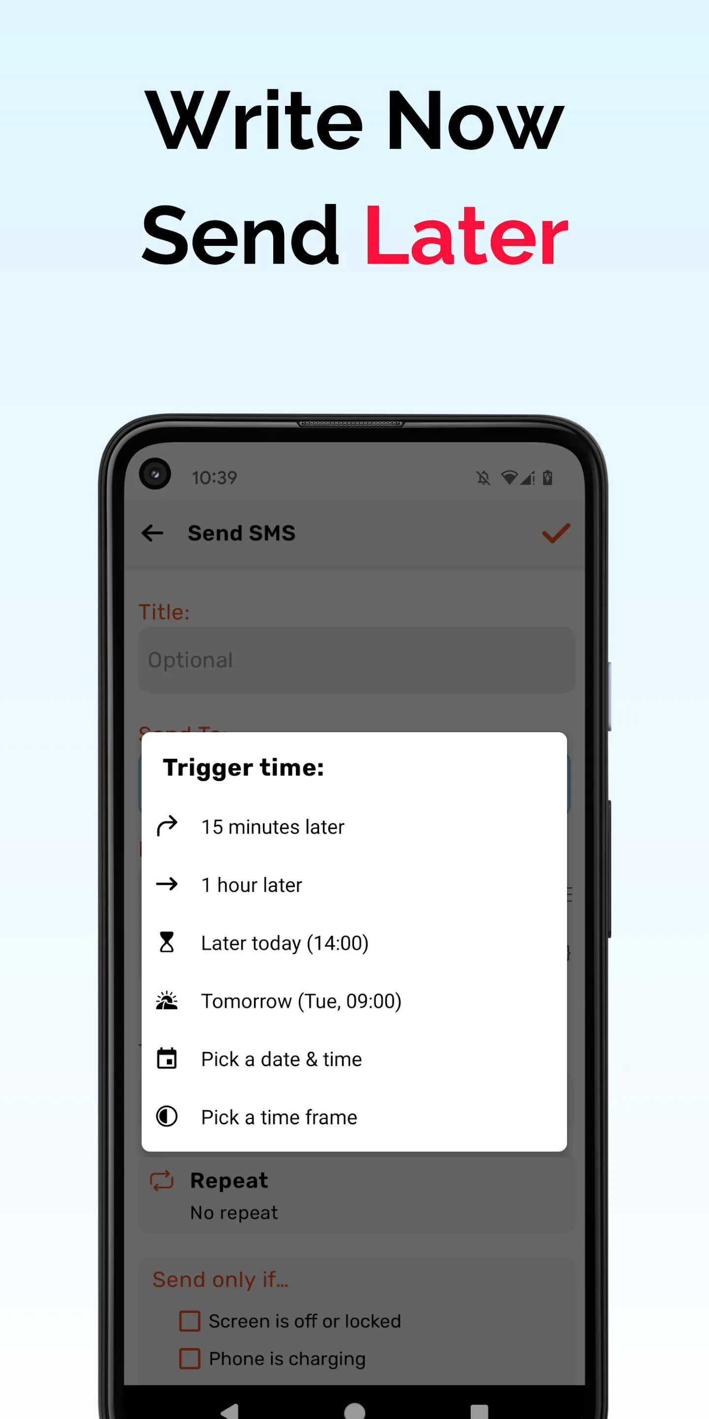 Auto Text: Message Scheduler | Indus Appstore | Screenshot