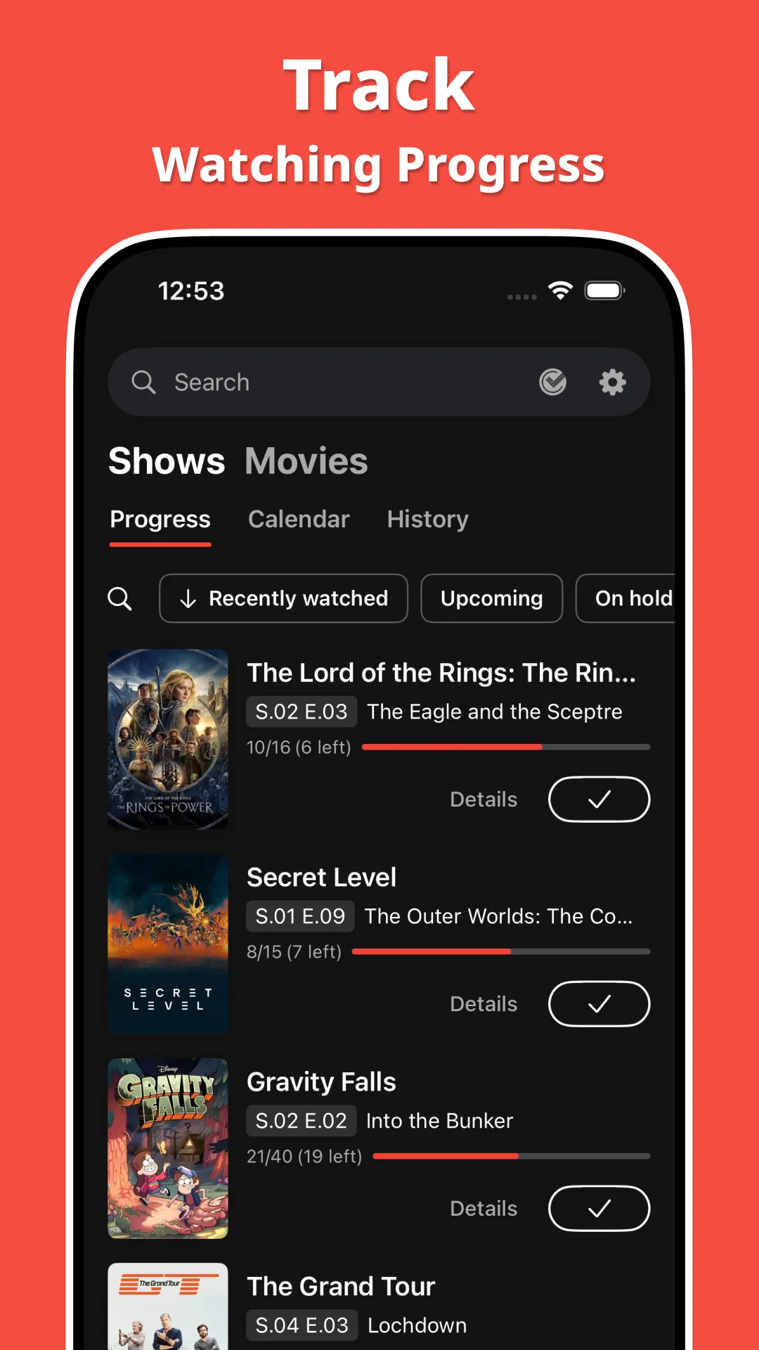 Showly: Track Shows & Movies | Indus Appstore | Screenshot