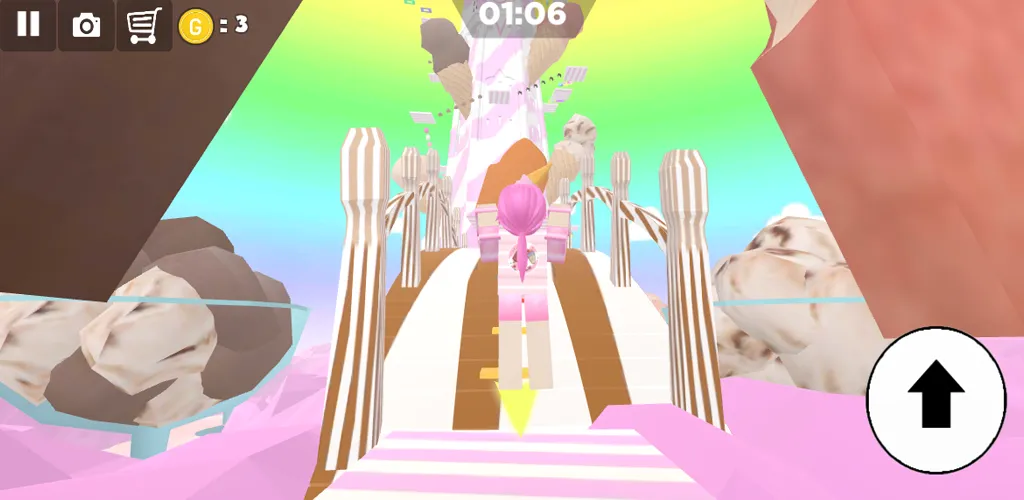 ice cream tower swirl parkour | Indus Appstore | Screenshot