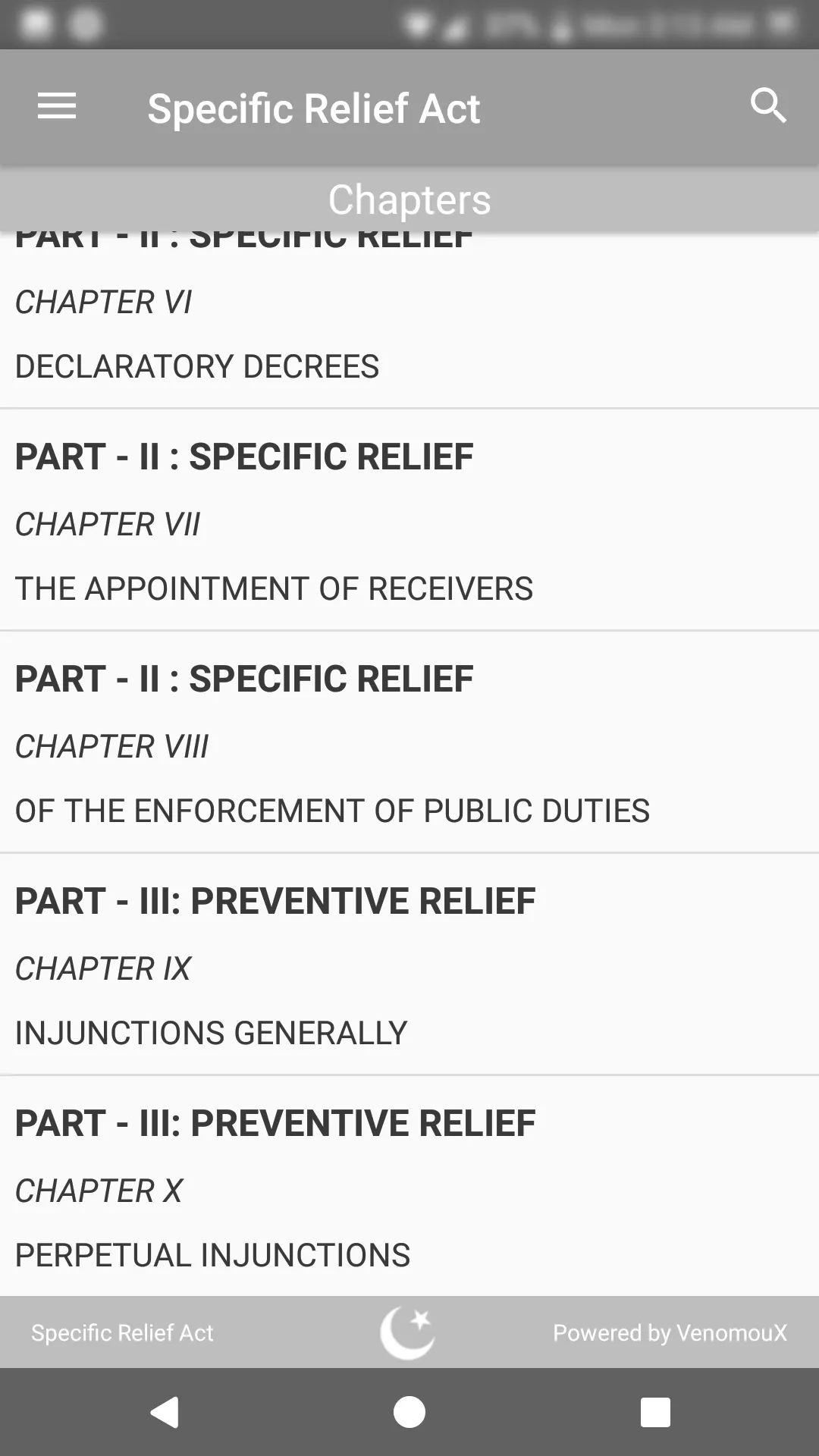 Specific Relief Act (1877) SRA | Indus Appstore | Screenshot