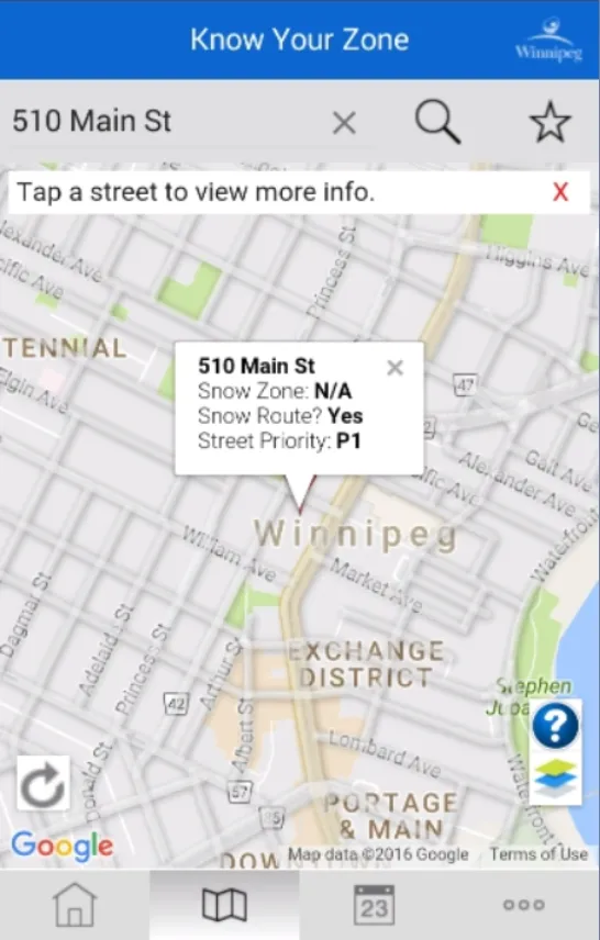 Winnipeg - Know Your Zone | Indus Appstore | Screenshot