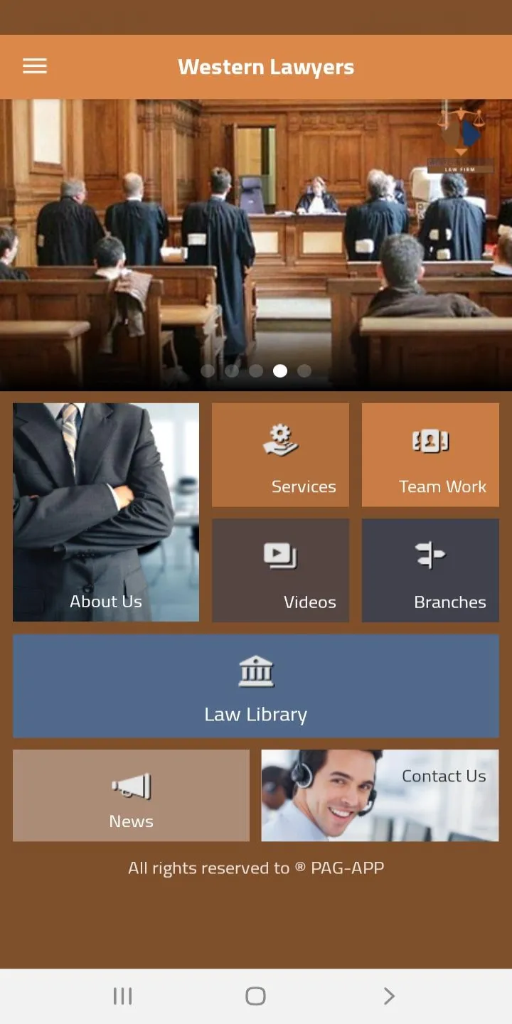 Western Lawyers Law Firm | Indus Appstore | Screenshot