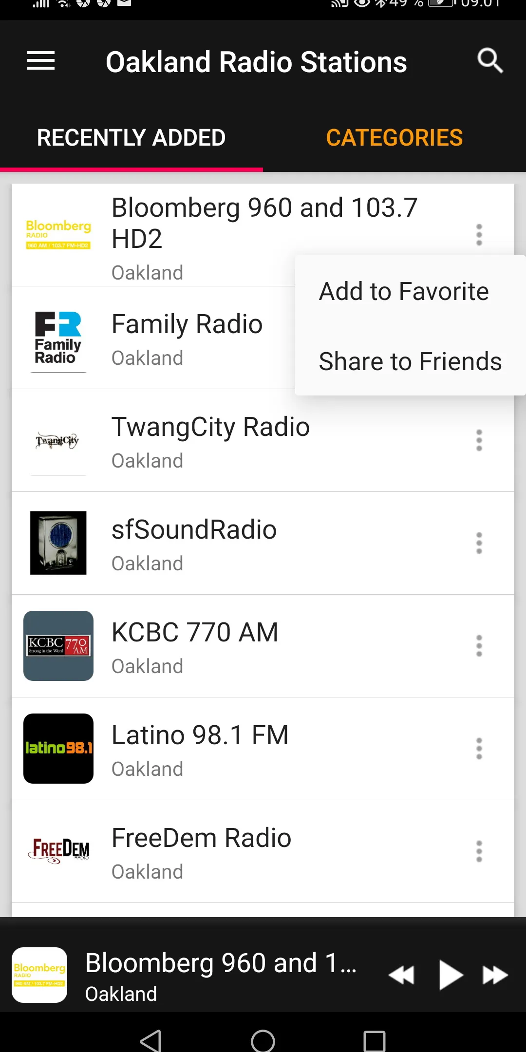 Oakland Radio Stations - USA | Indus Appstore | Screenshot