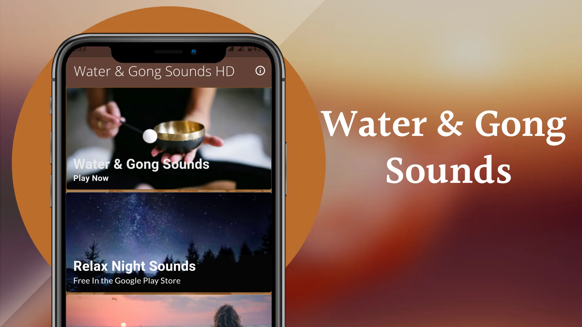 Water & Gong Sounds | Indus Appstore | Screenshot