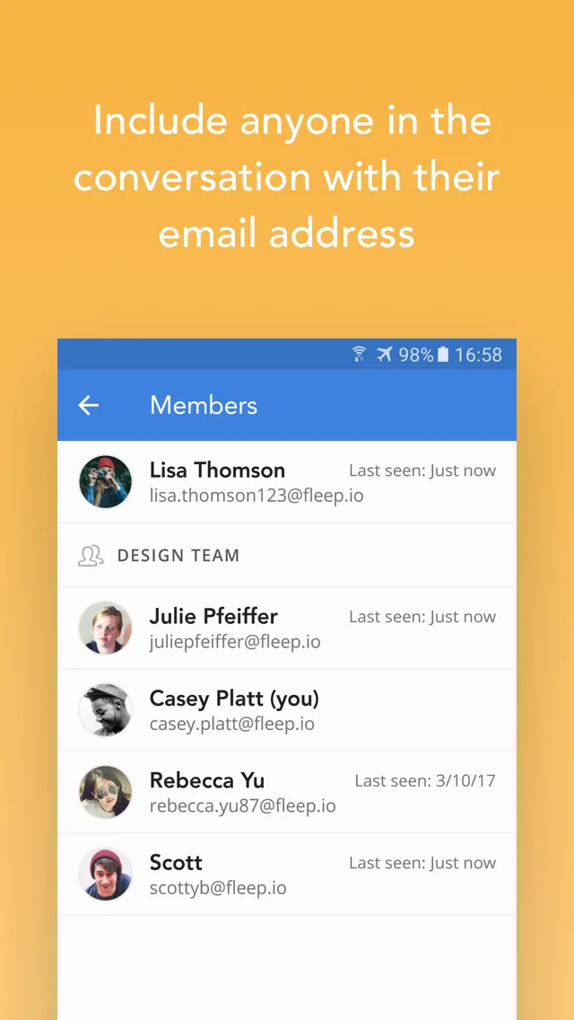 Fleep - Free Team Messenger | Indus Appstore | Screenshot