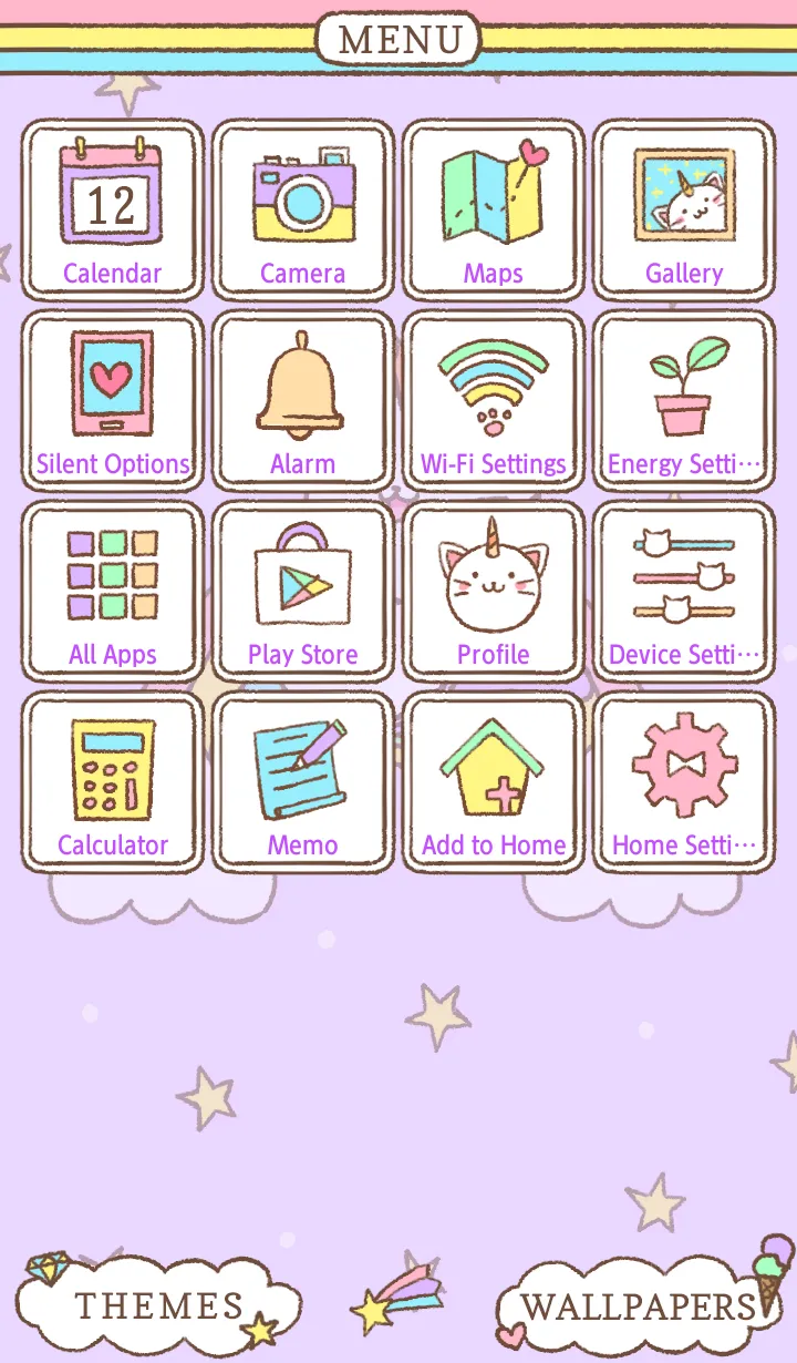 Caticorn Theme +HOME | Indus Appstore | Screenshot