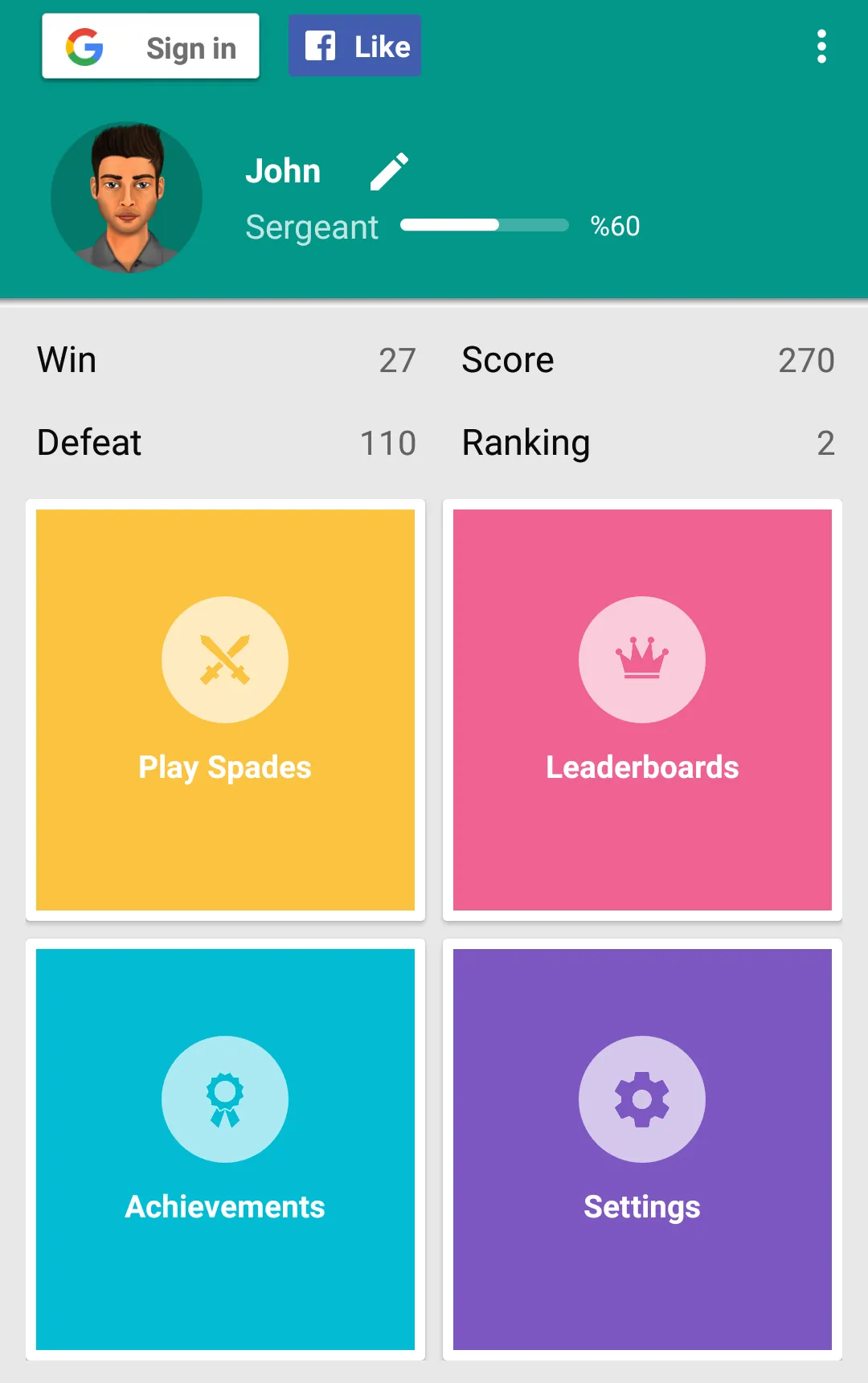 Spades Online | Indus Appstore | Screenshot