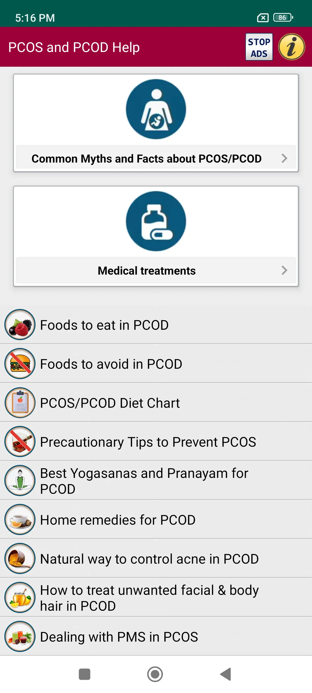 PCOS & PCOD Diet & Remedies | Indus Appstore | Screenshot