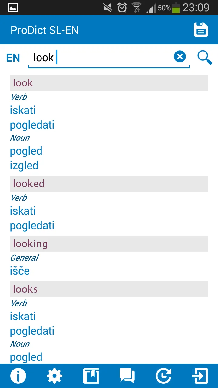 Slovenian - English dictionary | Indus Appstore | Screenshot