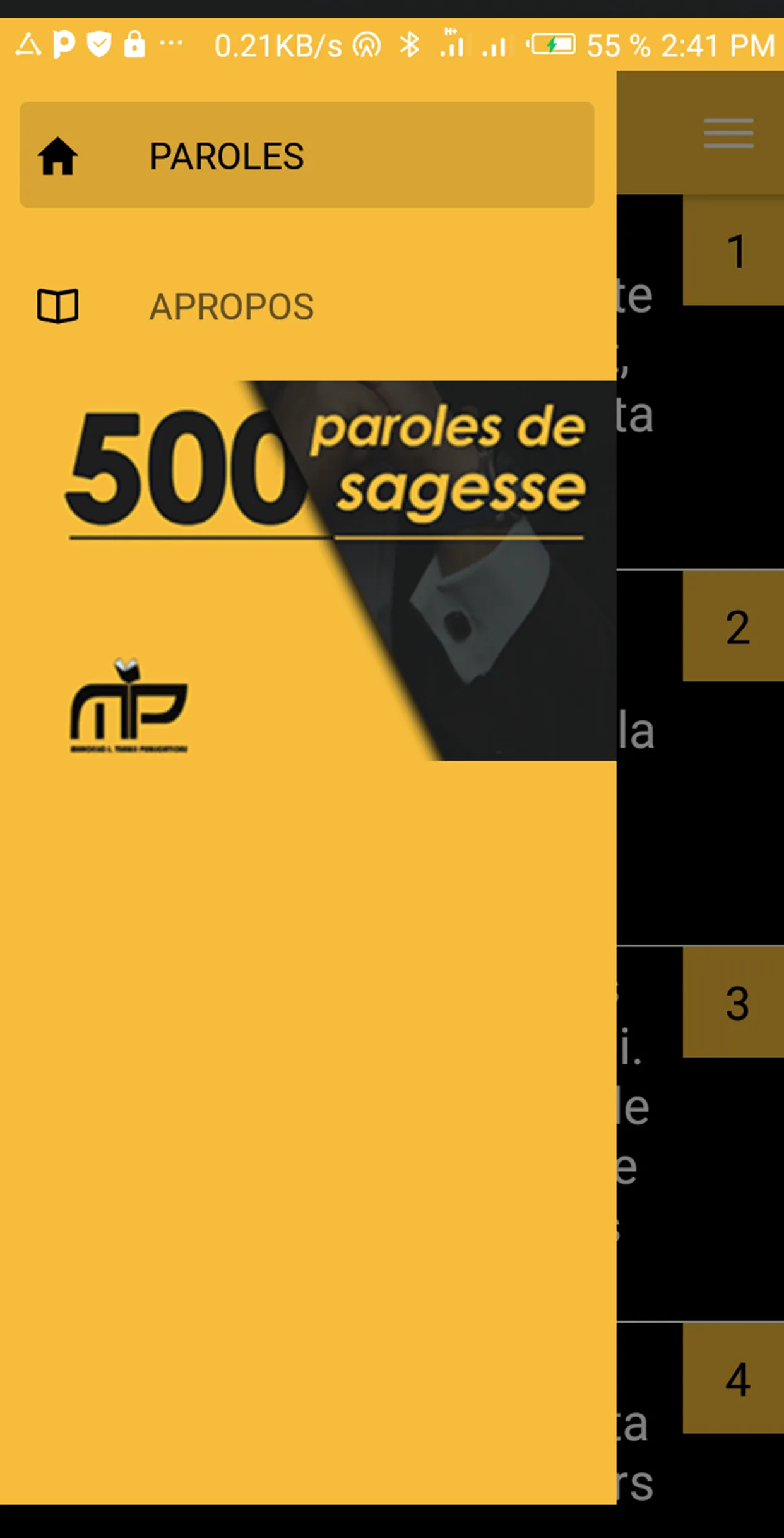 MJT500PS - Parole de sagesse | Indus Appstore | Screenshot