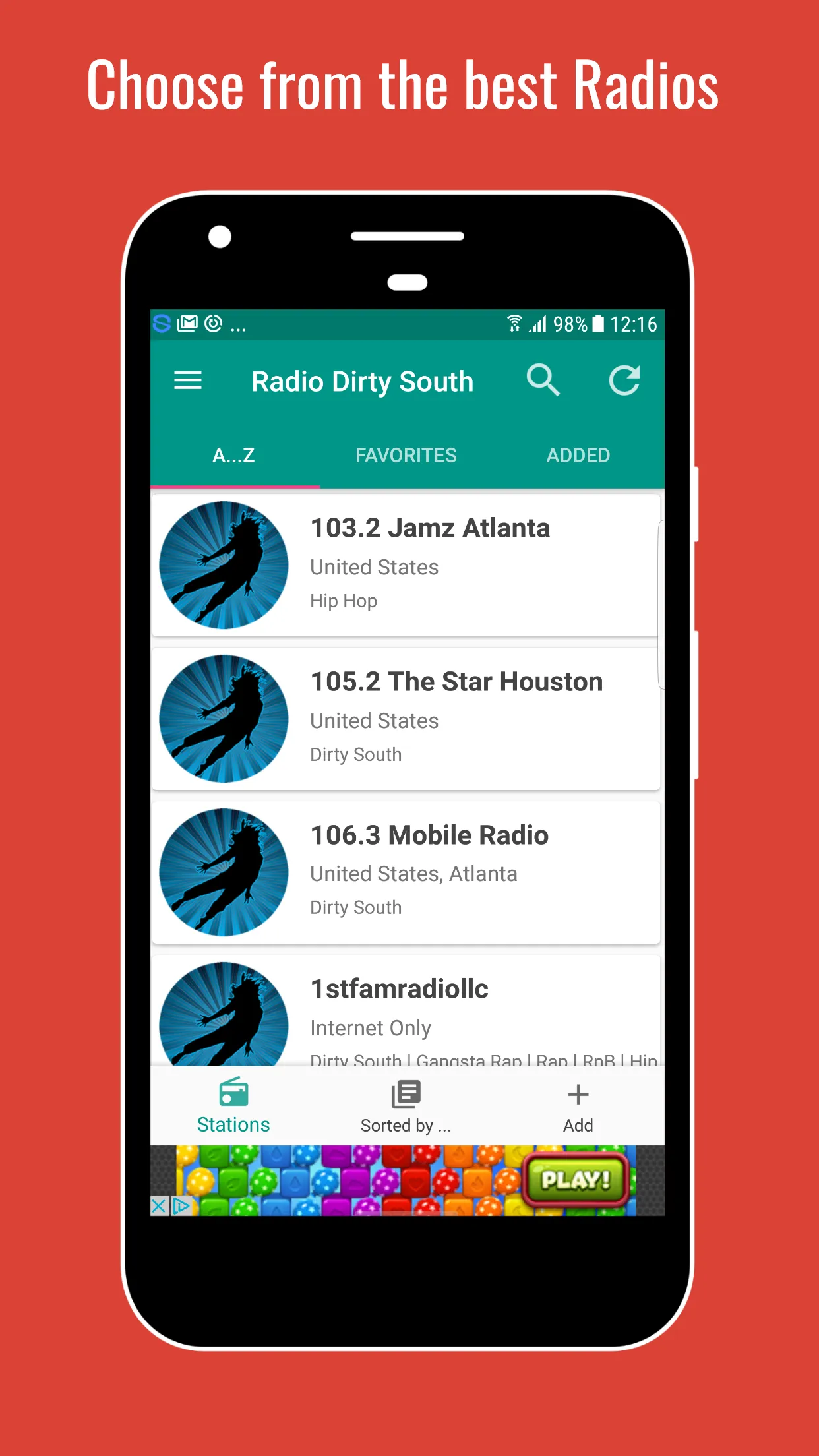 Radio Dirty South Music | Indus Appstore | Screenshot