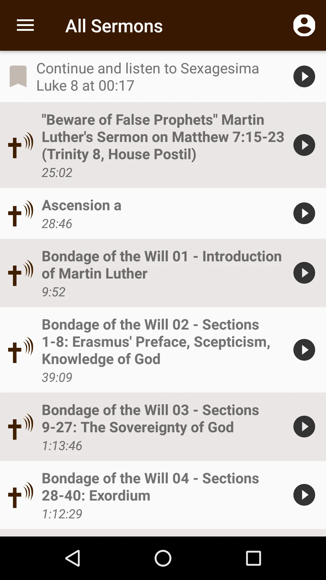 Martin Luther Sermons | Indus Appstore | Screenshot