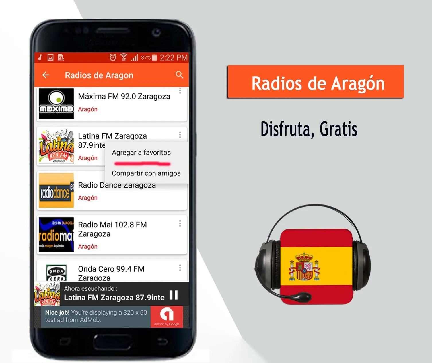 Radios de Aragon | Indus Appstore | Screenshot