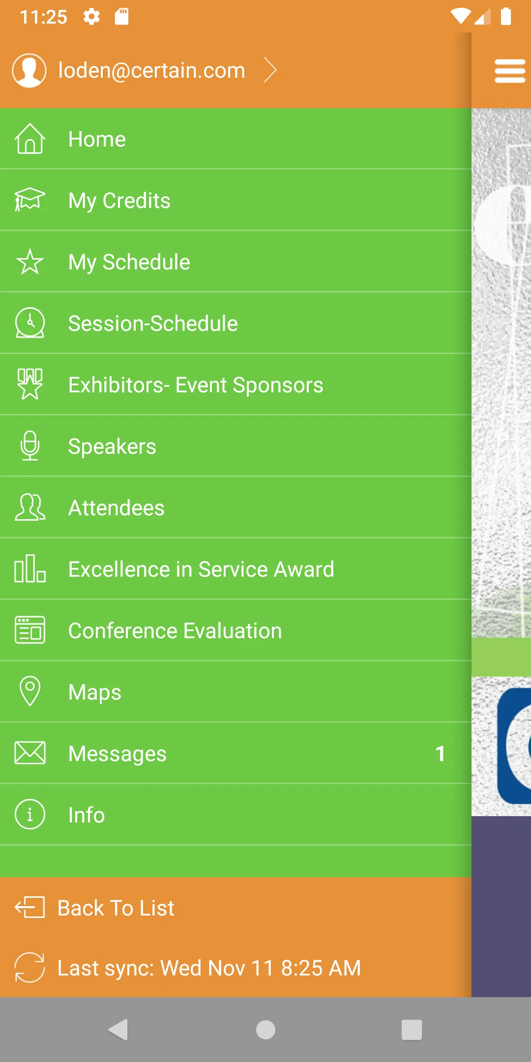 CALA Events | Indus Appstore | Screenshot