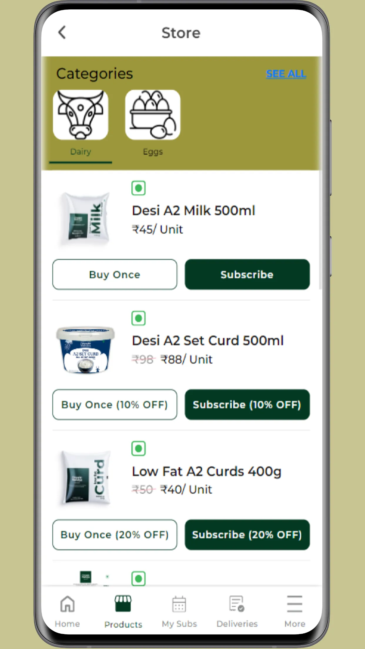 Organic Mandya Desi Milk | Indus Appstore | Screenshot