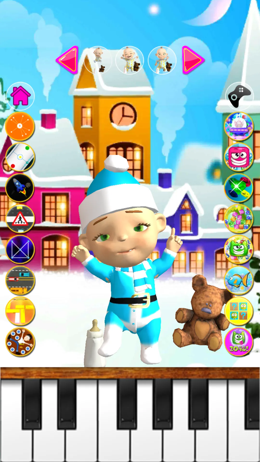 Talking Babsy Baby Xmas Games | Indus Appstore | Screenshot