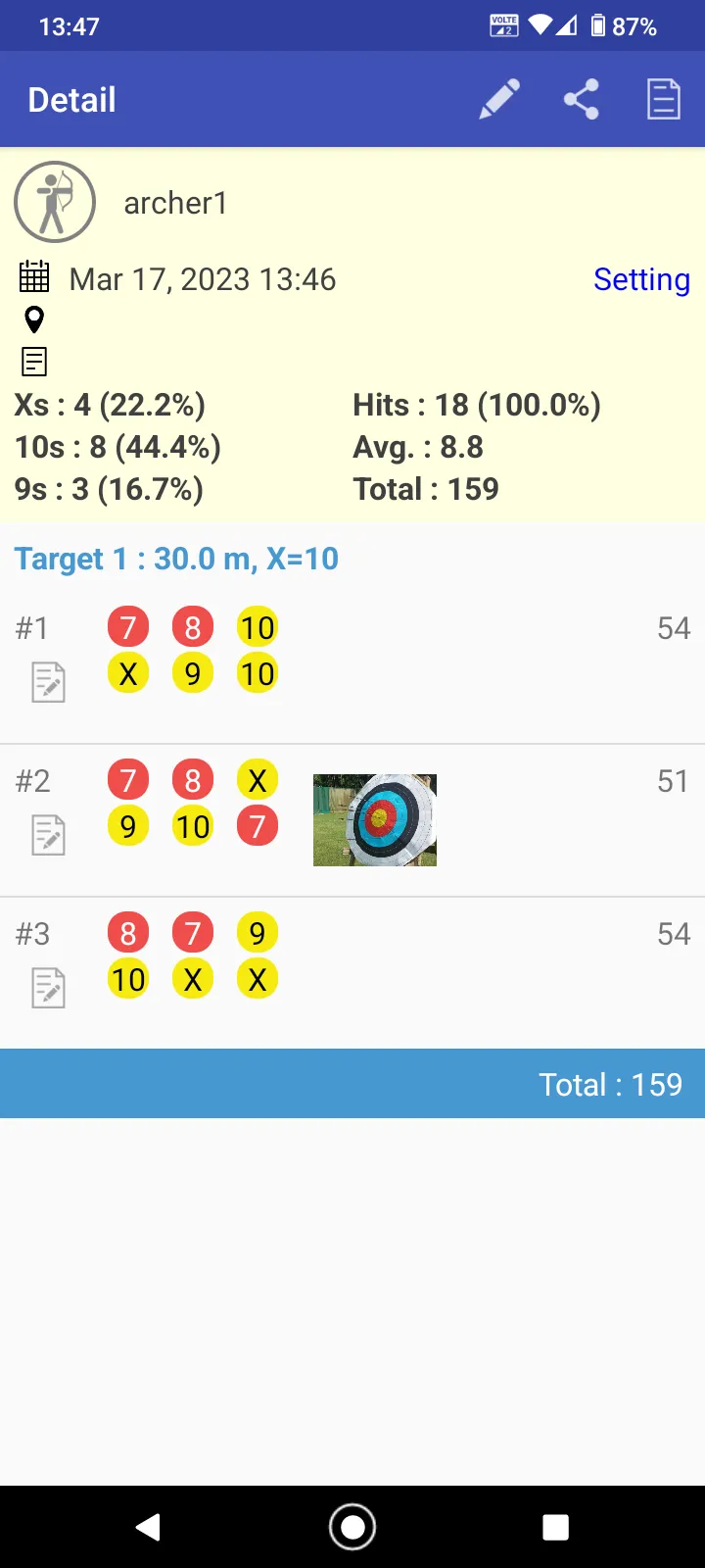 Archery Score Keeper | Indus Appstore | Screenshot