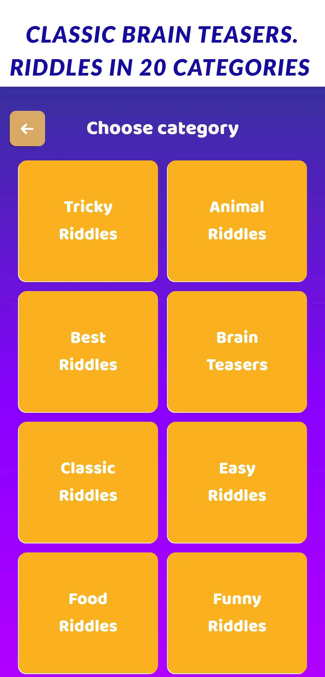 Tricky Riddles with Answers | Indus Appstore | Screenshot