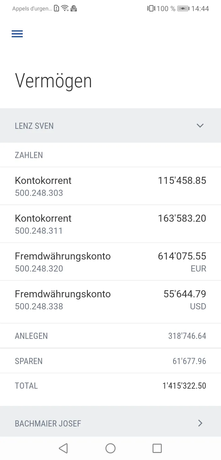 Spar+Leihkasse Riggisberg AG | Indus Appstore | Screenshot