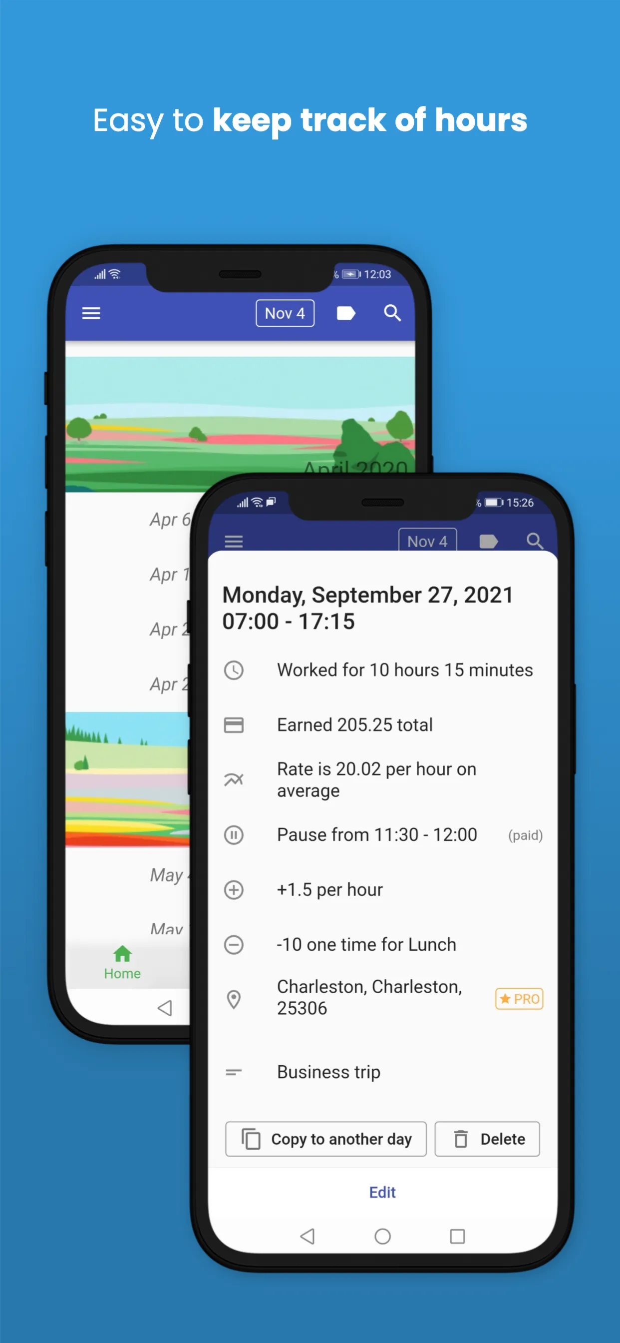 Timesheet: Work Hours Tracker | Indus Appstore | Screenshot