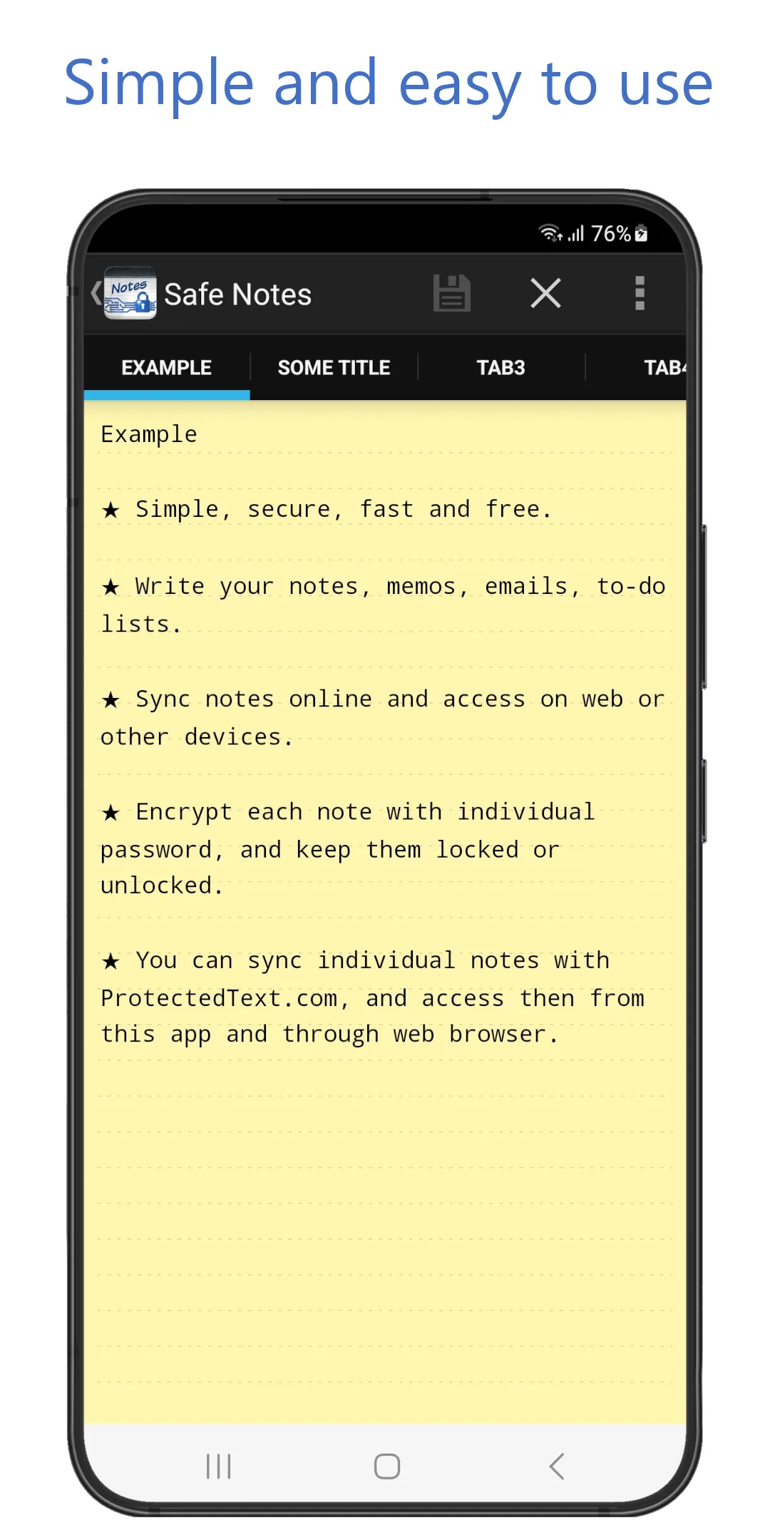 Safe Notes - Official app | Indus Appstore | Screenshot