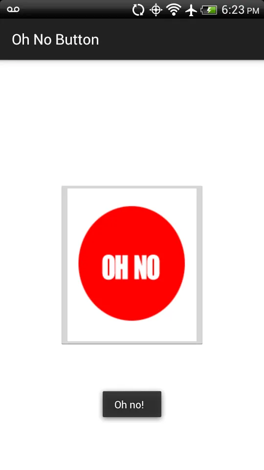 Oh No Button | Indus Appstore | Screenshot